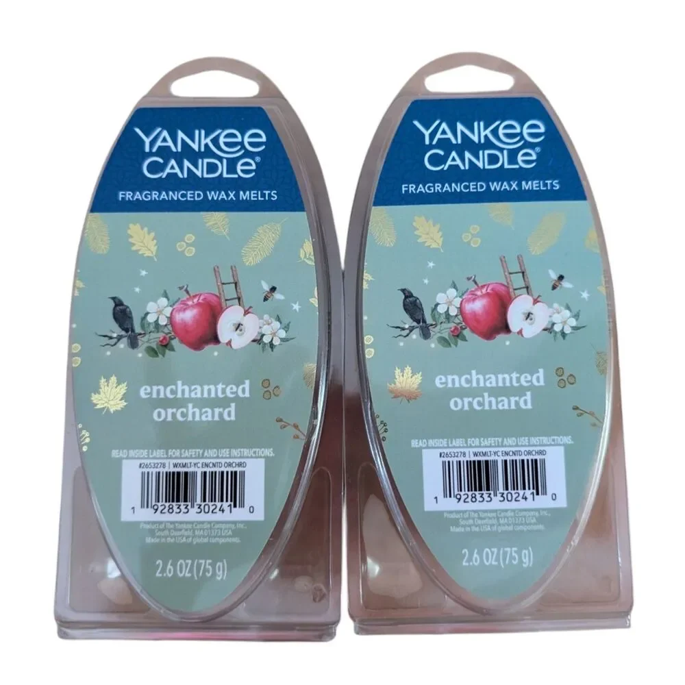 4 Pack Yankee Candle Fragranced Wax Melts - 2.6 oz Each